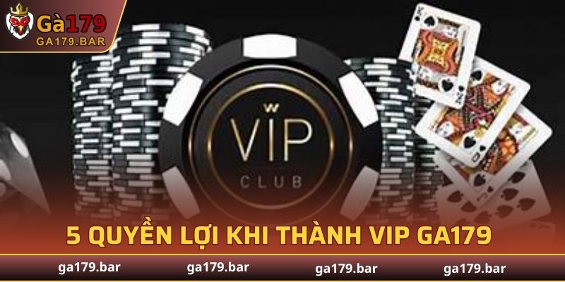 5 quyền lợi khi thành VIP GA179