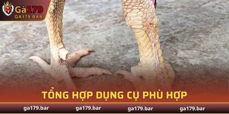 Đảm bảo có đủ dụng cụ phù hợp