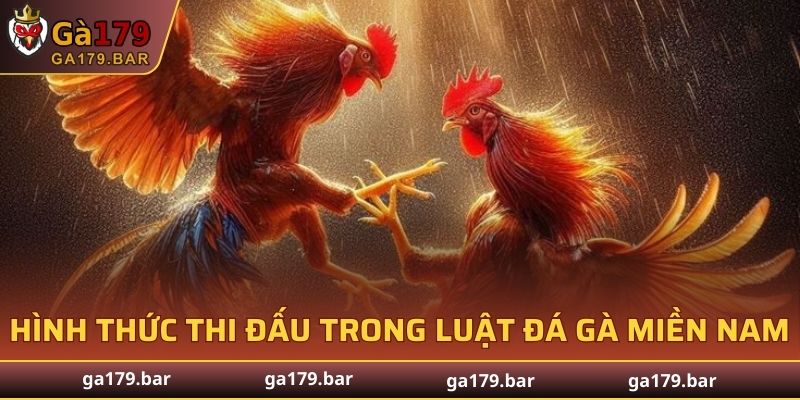 Hình thức thi đấu trong luật đá gà miền Nam