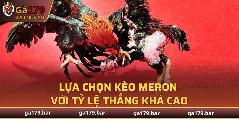 Lựa chọn kèo Meron với tỷ lệ thắng khá cao